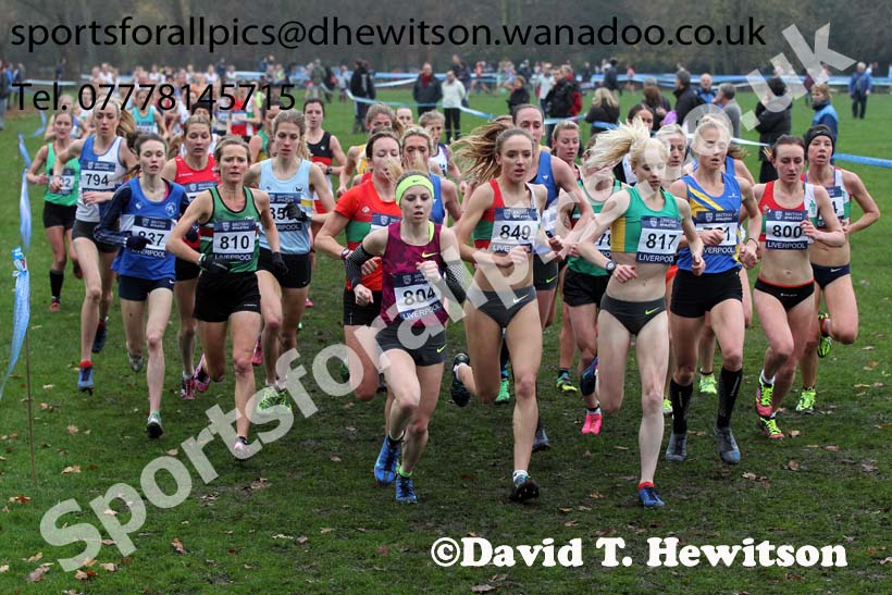 Senior women's European Cross Country Trials, Sefton Park, Liverpool. Photo: David T. Hewitson/Sports for All Pics